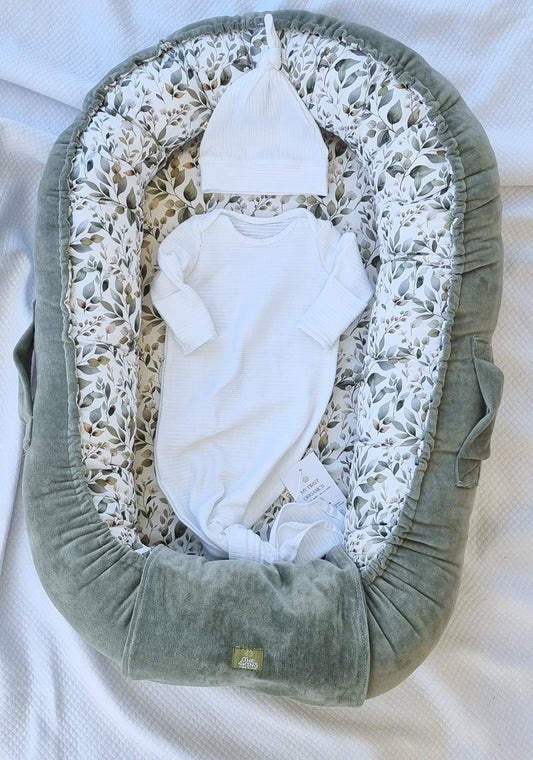 Baby Nest Magnolia με μεγάλα λουλούδια για κορίτσι