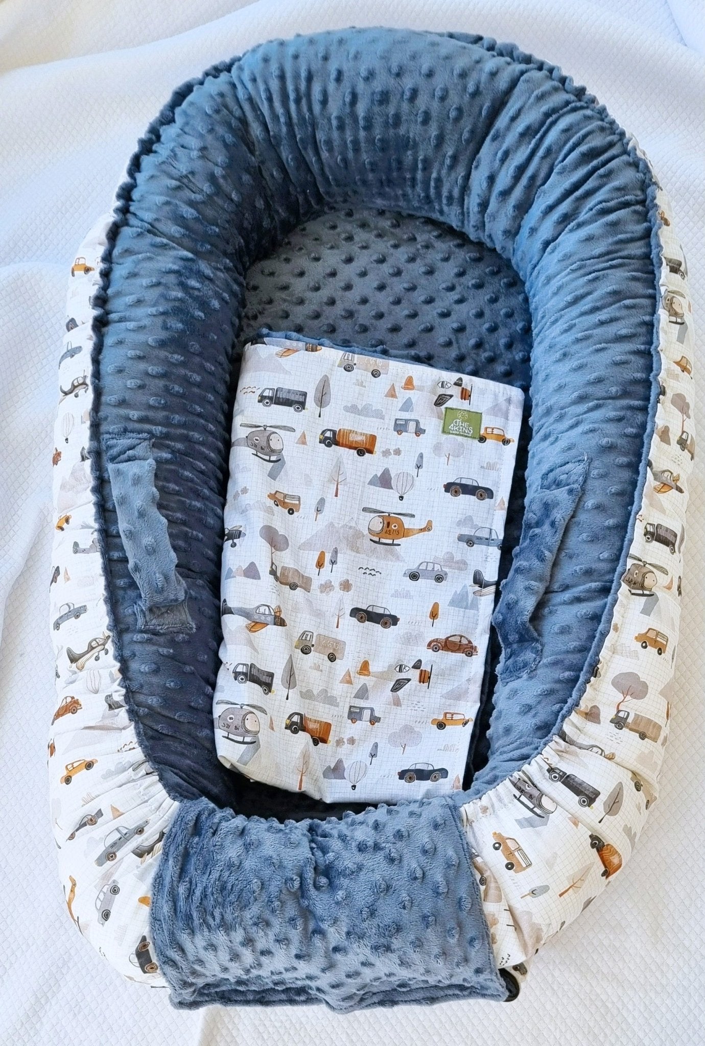 Baby Nest Traffic με σχέδιο αυτοκινητάκια για αγοράκι