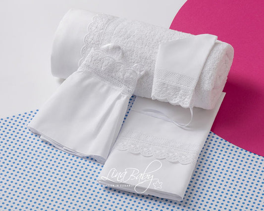 Broderie Anglaise - The4kins baby brand