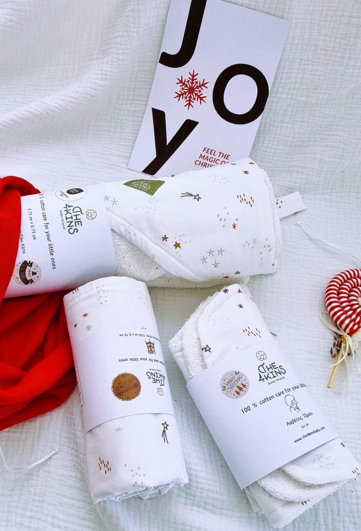 Christmas Santa Sack Gift Set Bath Time - The4kins baby brand