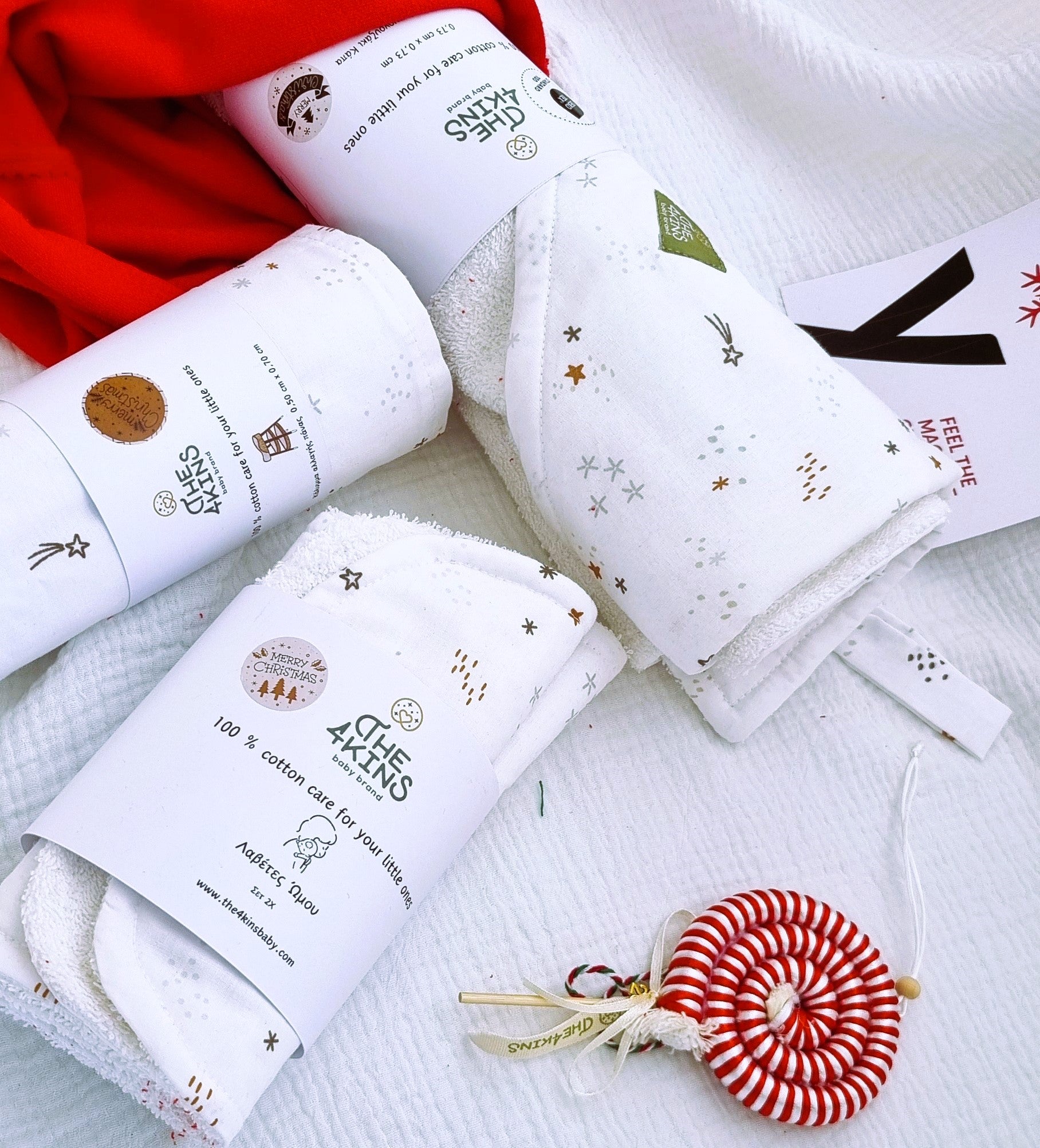 Christmas Santa Sack Gift Set Bath Time - The4kins baby brand