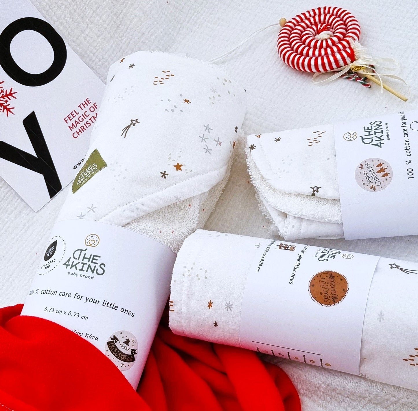 Christmas Santa Sack Gift Set Bath Time - The4kins baby brand