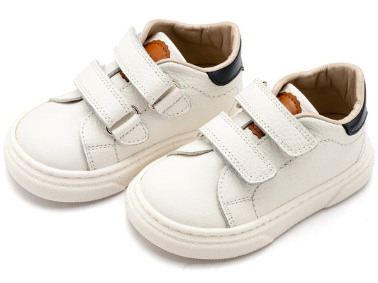 Δερμάτινα Σνίκερ Λευκό - The4kins baby brand