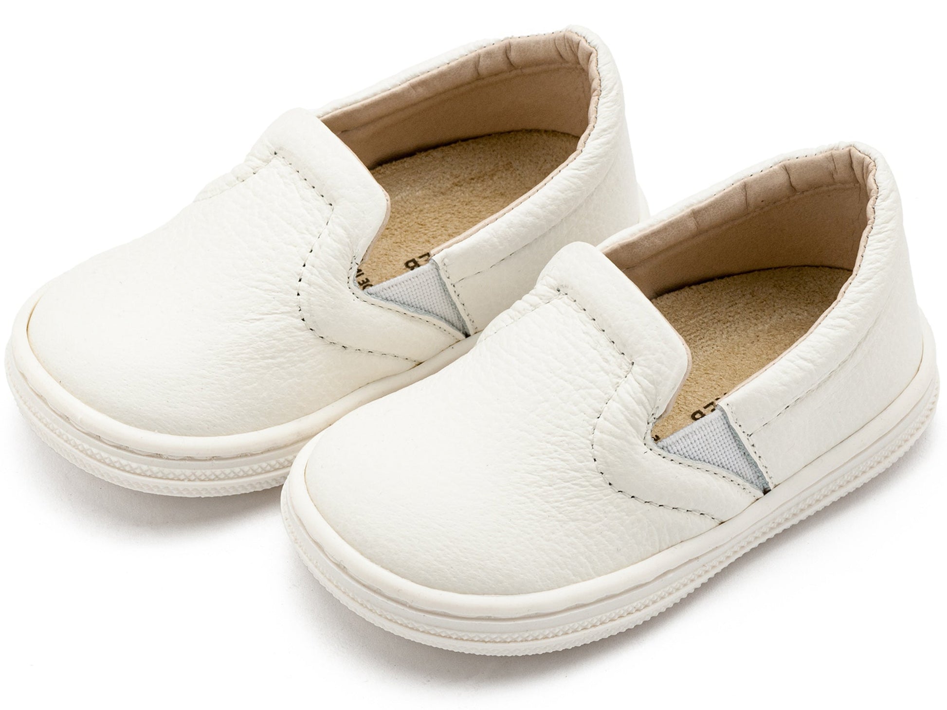 Δερμάτινο Loafer Λευκό - The4kins baby brand