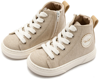 Δετό Μποτάκι Sneaker με Φερμουάρ στο Πλάι (MORE COLORS IN) - The4kins baby brand