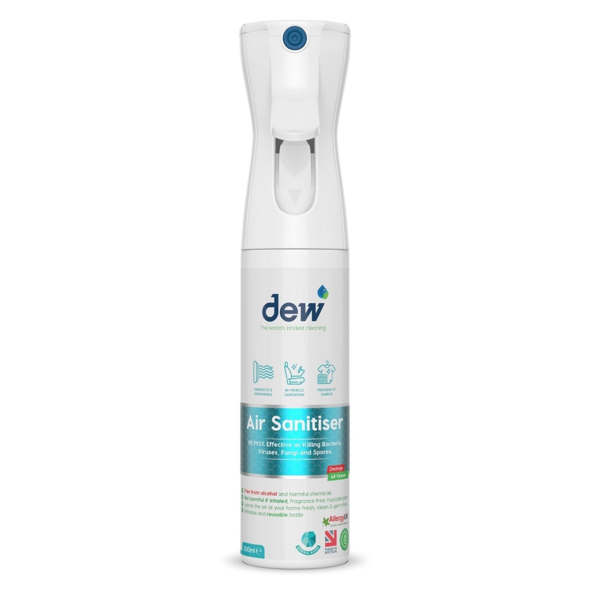 Dew Air, Απολυμαντικό Spray Χωρίς Τοξικά Χημικά (Atomiser), 300ml - The4kins baby brand