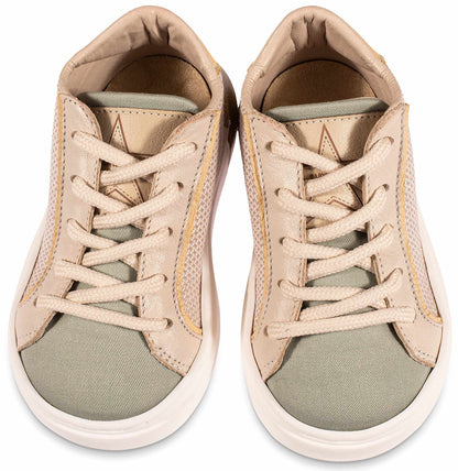 Δίχρωμο Δετά Sneaker Μπεζ Μέντα - The4kins baby brand