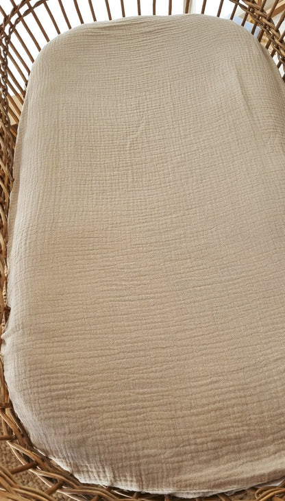 Extra Soft Σεντόνι Μουσελίνα Crema - The4kins baby brand