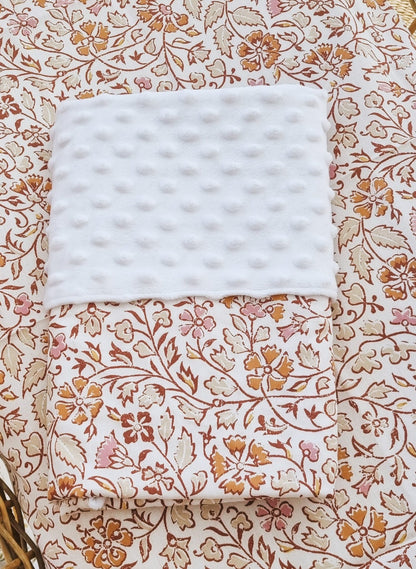Flora Minky Κουβερτούλα - The4kins baby brand