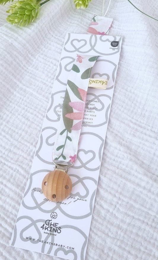 Flowers Κλίπ Πιπίλας - The4kins baby brand