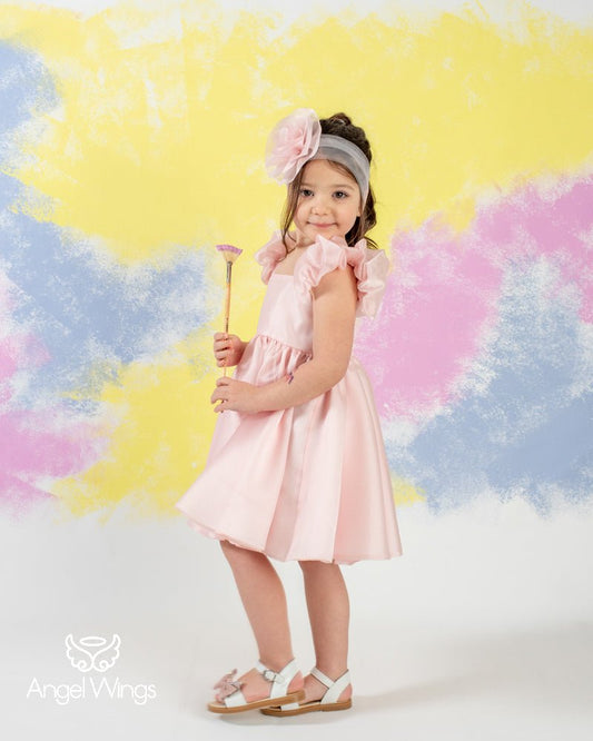 Φόρεμα BRIGITTE Baby Pink - The4kins baby brand