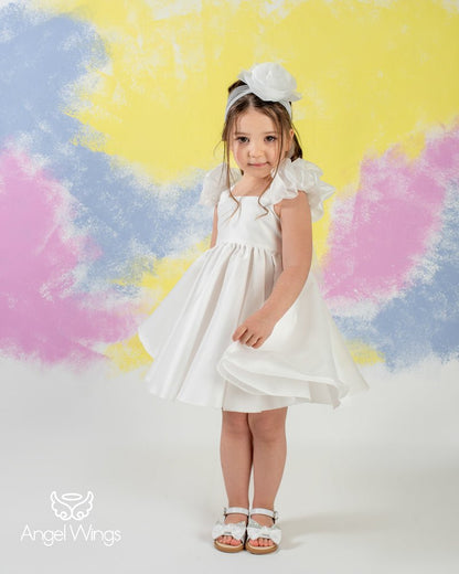Φόρεμα BRIGITTE off White - The4kins baby brand