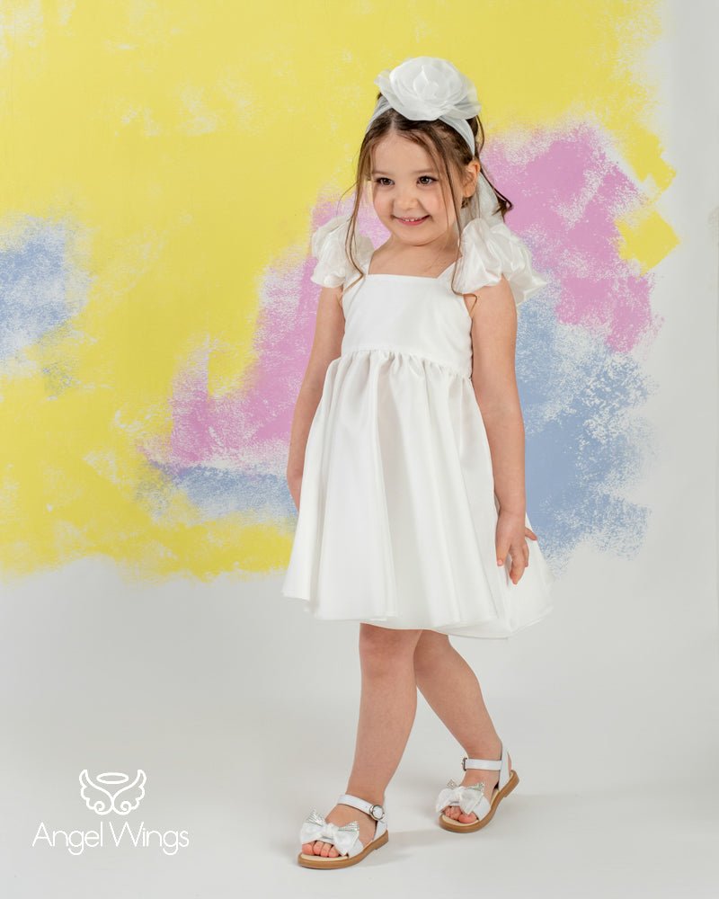 Φόρεμα BRIGITTE off White - The4kins baby brand
