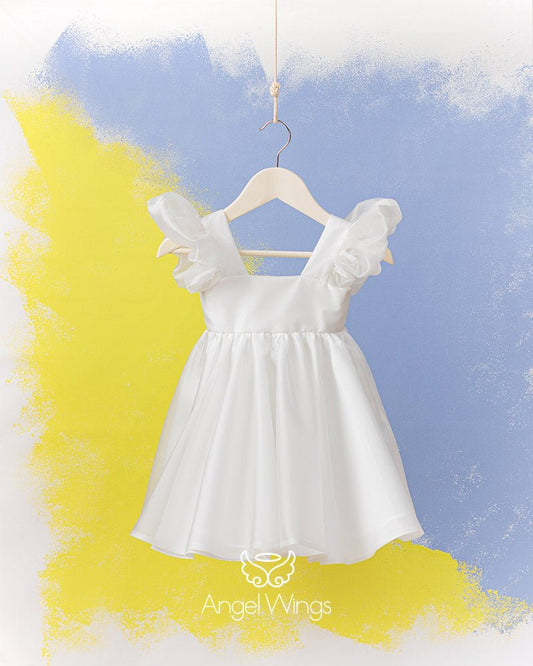 Φόρεμα BRIGITTE off White - The4kins baby brand