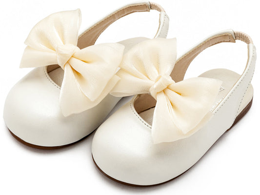 Γαλλικό Σαμπό με Φιόγκο Chiffon Εκρού - The4kins baby brand