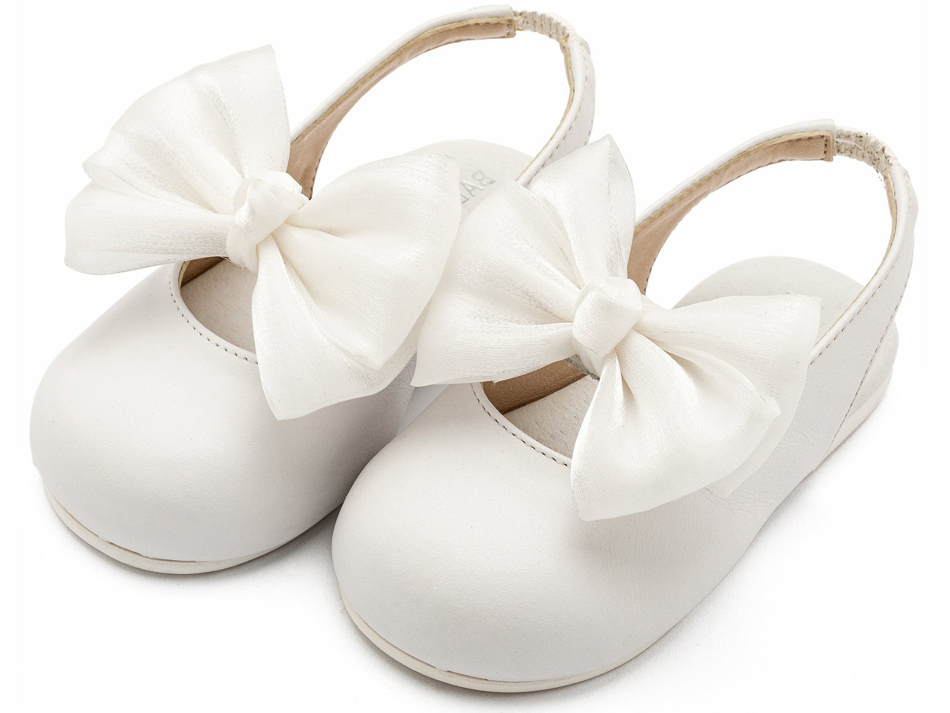 Γαλλικό Σαμπό με Φιόγκο Chiffon Λευκό - The4kins baby brand