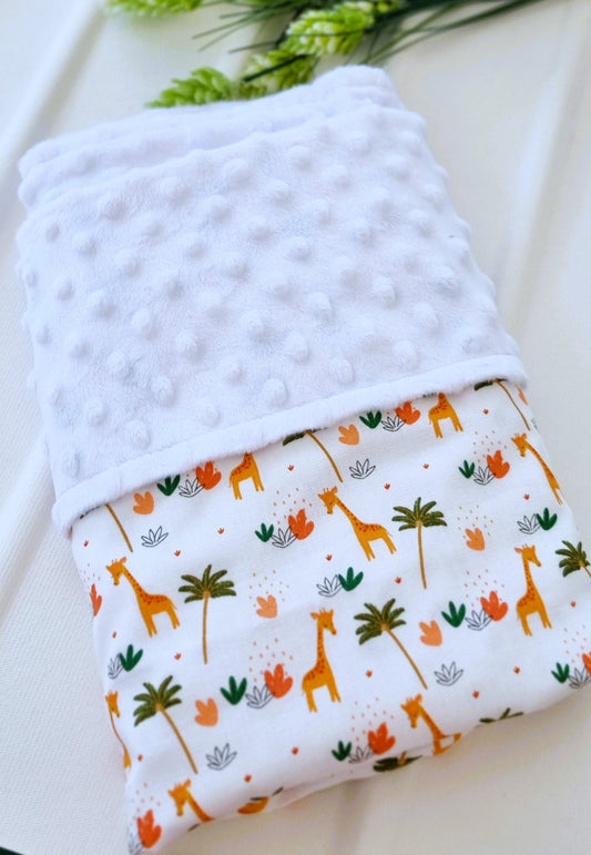 Giraffe Minky Κουβερτούλα - The4kins baby brand