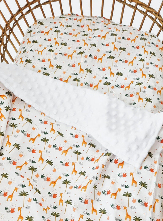 Giraffe Minky Κουβερτούλα - The4kins baby brand