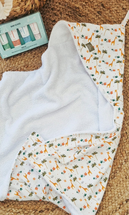 Giraffe Μπουρνουζάκι Κάπα - The4kins baby brand