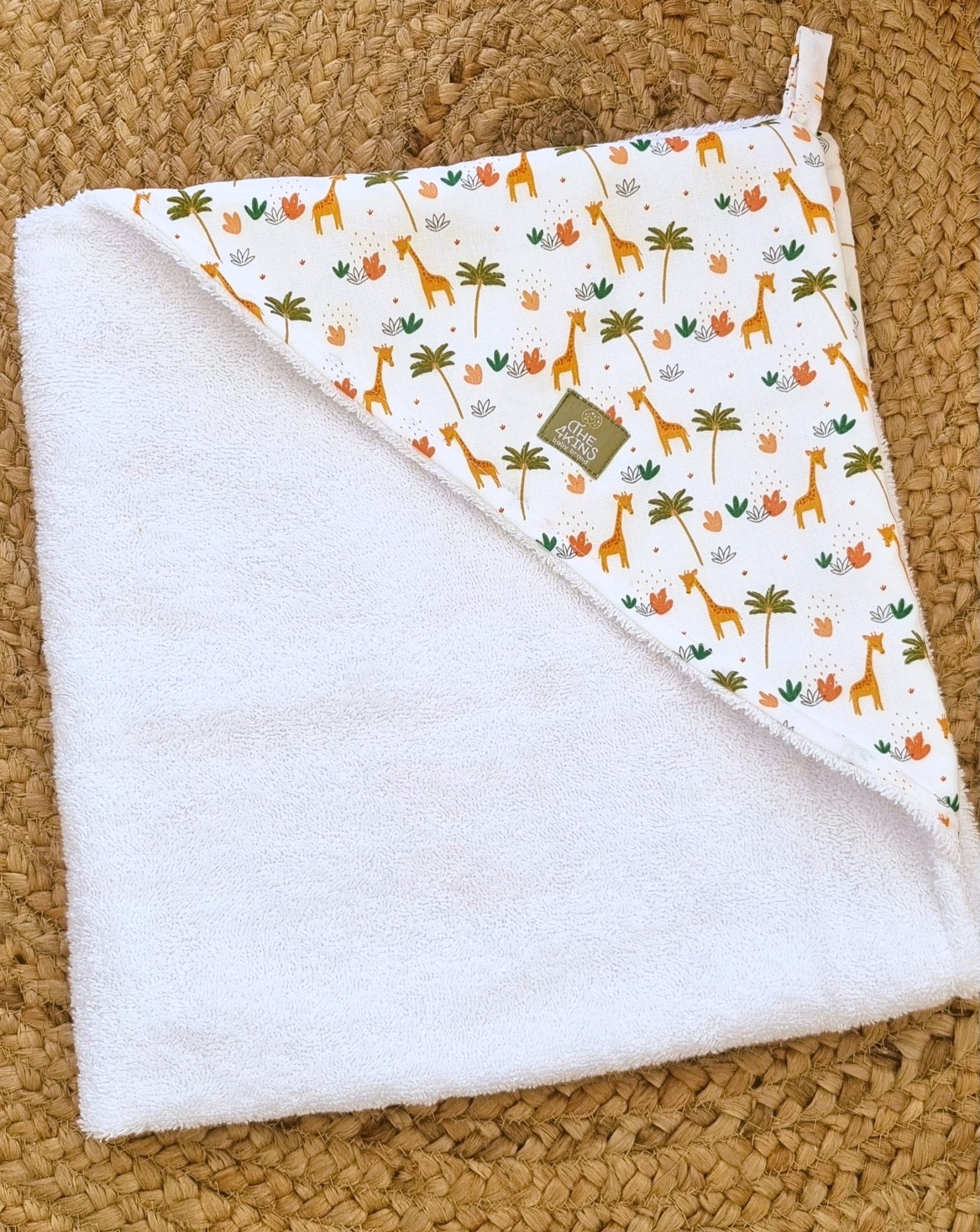 Giraffe Μπουρνουζάκι Κάπα - The4kins baby brand