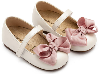 Γοβάκι με Gros Grain Φιόγκο (MORE COLORS IN) - The4kins baby brand