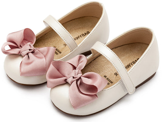 Γοβάκι με Gros Grain Φιόγκο (MORE COLORS IN) - The4kins baby brand