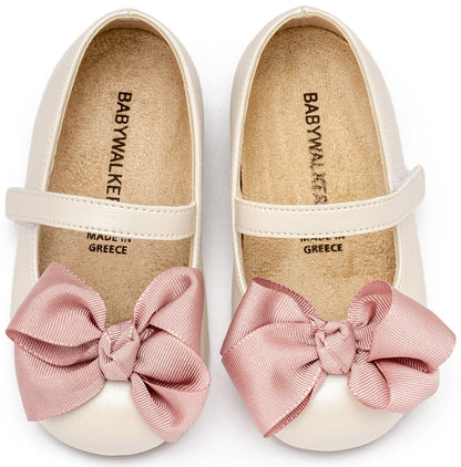 Γοβάκι με Gros Grain Φιόγκο (MORE COLORS IN) - The4kins baby brand