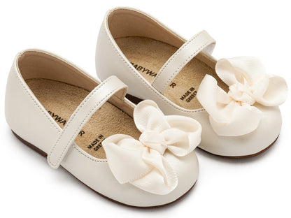 Γοβάκι με Gros Grain Φιόγκο (MORE COLORS IN) - The4kins baby brand