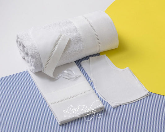 Greek Island Λαδόπανα Βάπτισης - The4kins baby brand