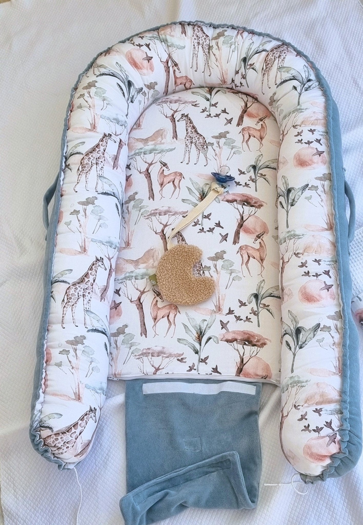 Jungle Vibes Φωλίτσα Baby Nest - The4kins baby brand