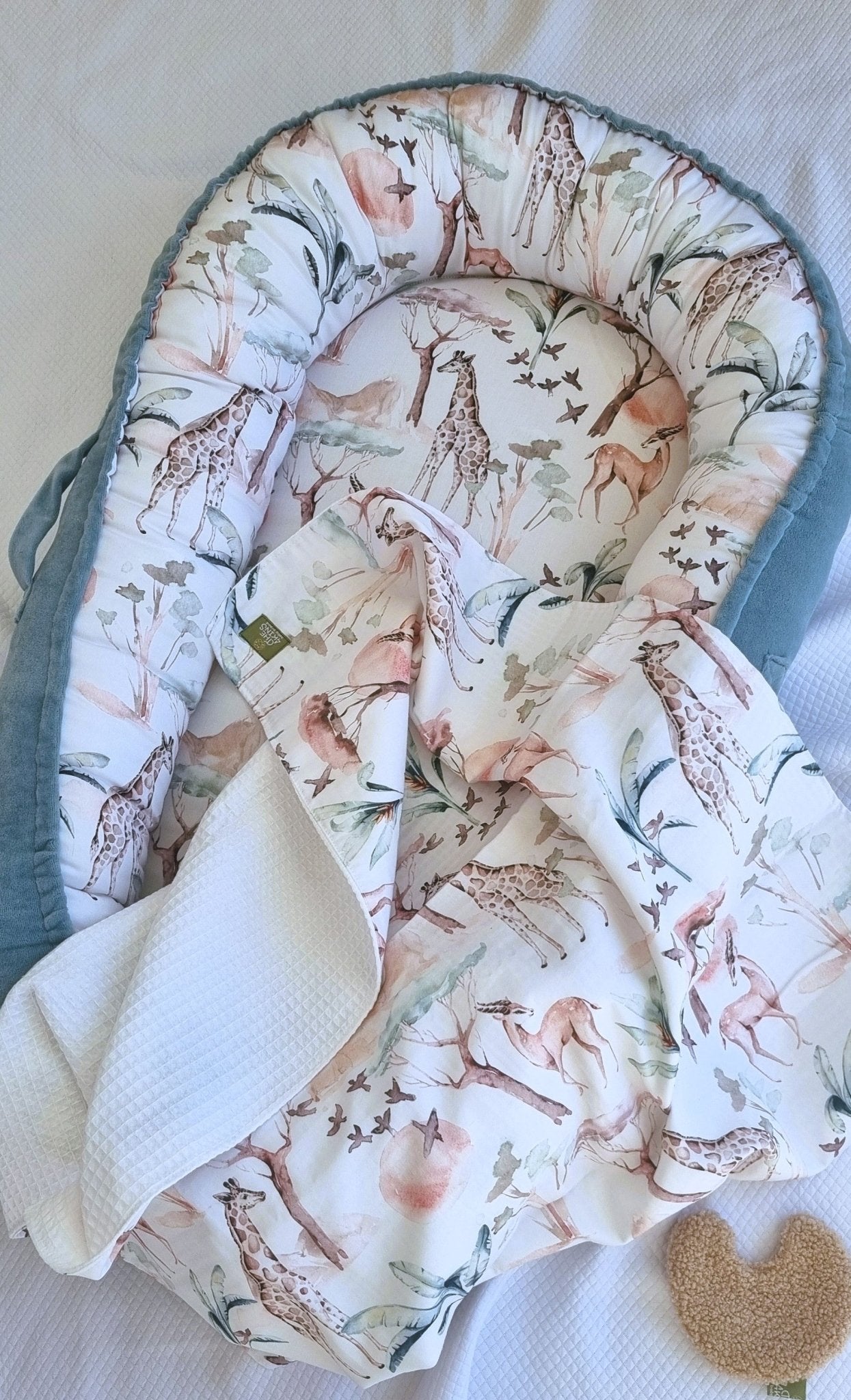 Jungle Vibes Φωλίτσα Baby Nest - The4kins baby brand