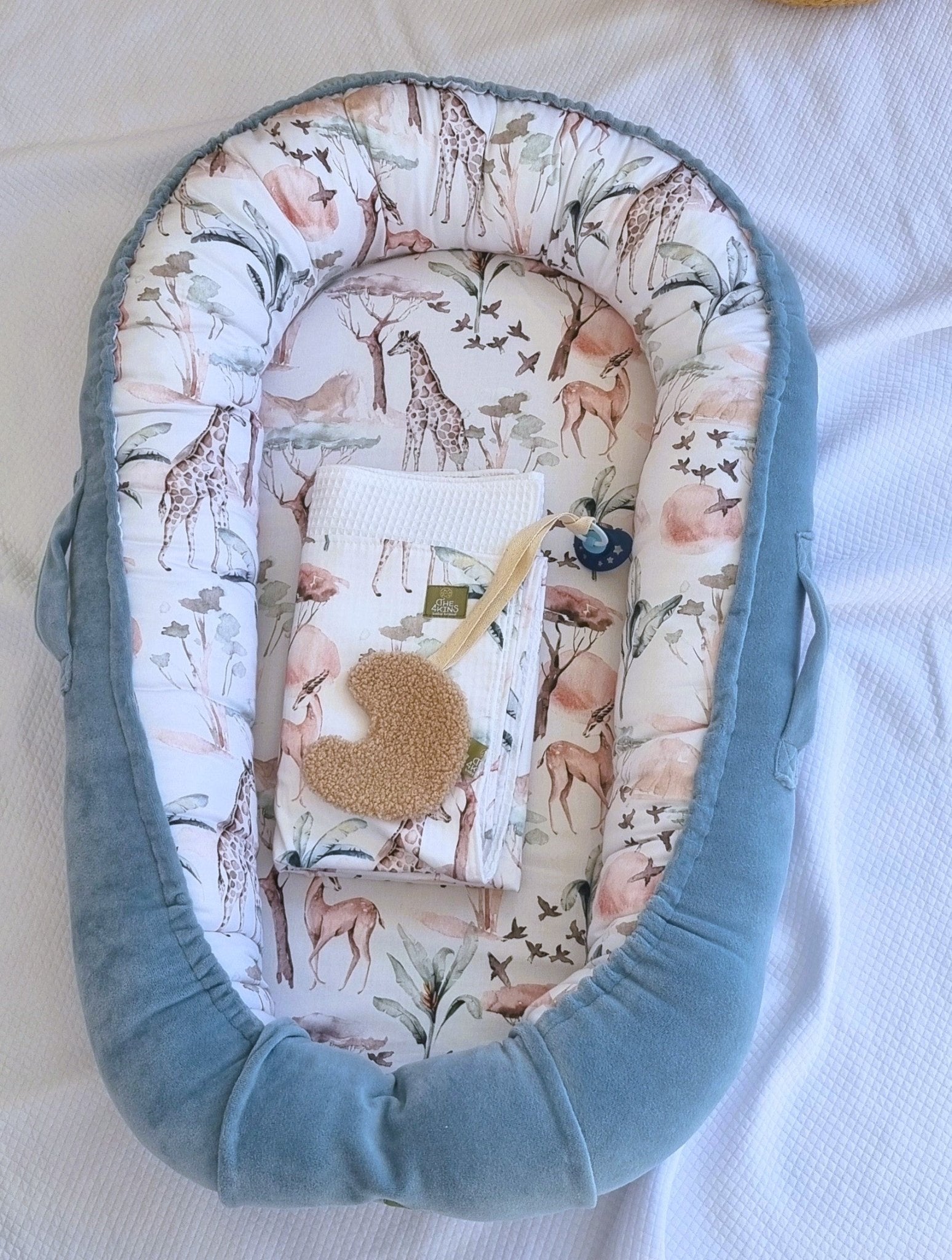 Jungle Vibes Φωλίτσα Baby Nest - The4kins baby brand