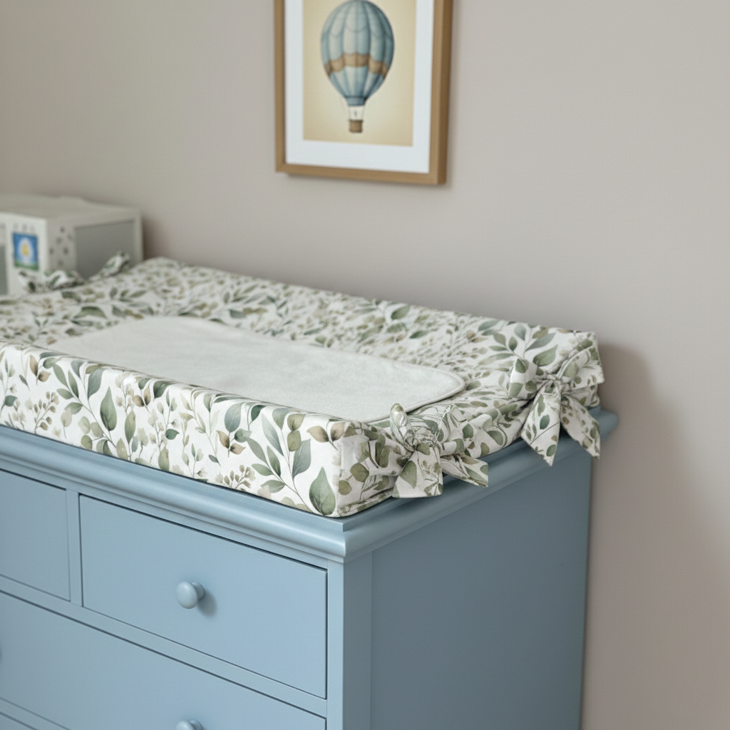 Υφασμάτινο κάλυμμα αλλαξιέρας The4kins σε διάσταση 70x50.