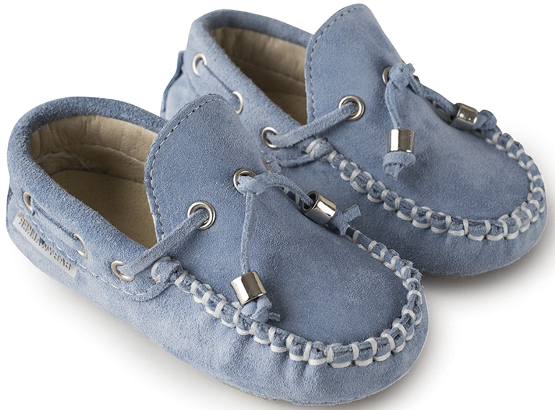 Καστόρινο Δετό Μοκασίνι Σιέλ - The4kins baby brand