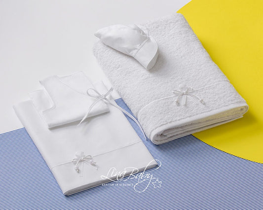 Leukada Λαδόπανα Βάπτισης - The4kins baby brand