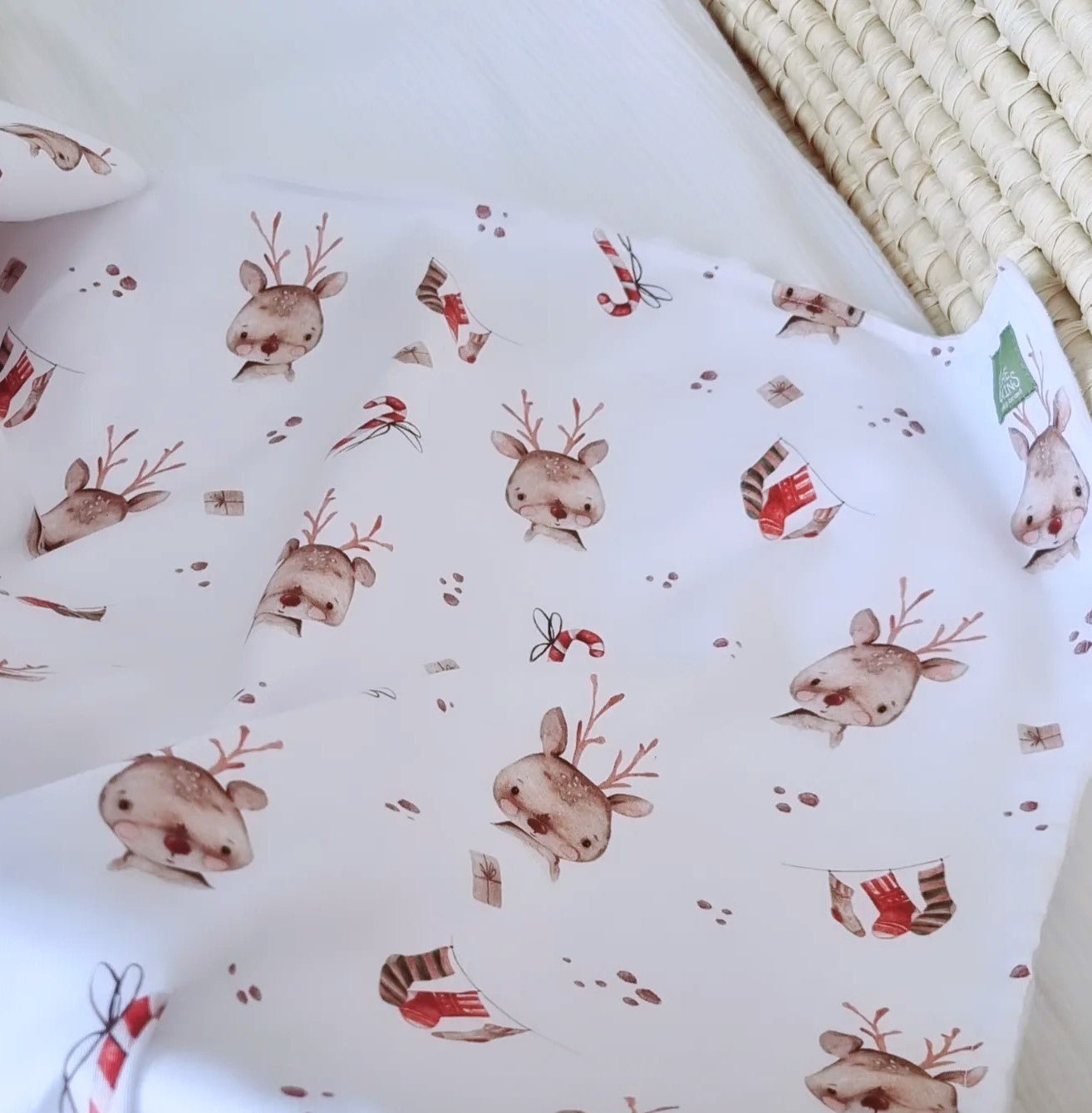 Lollipop Reindeer Minky Κουβερτούλα - The4kins baby brand