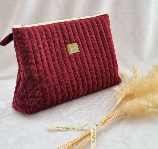 Mama Toiletry Bag Burgundy - The4kins baby brand