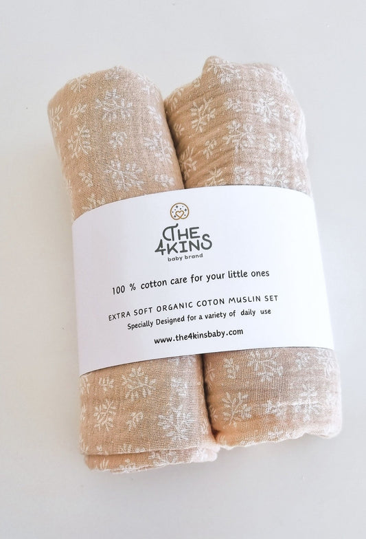 Muslin set - Πάνες Αγκαλιάς - The4kins baby brand