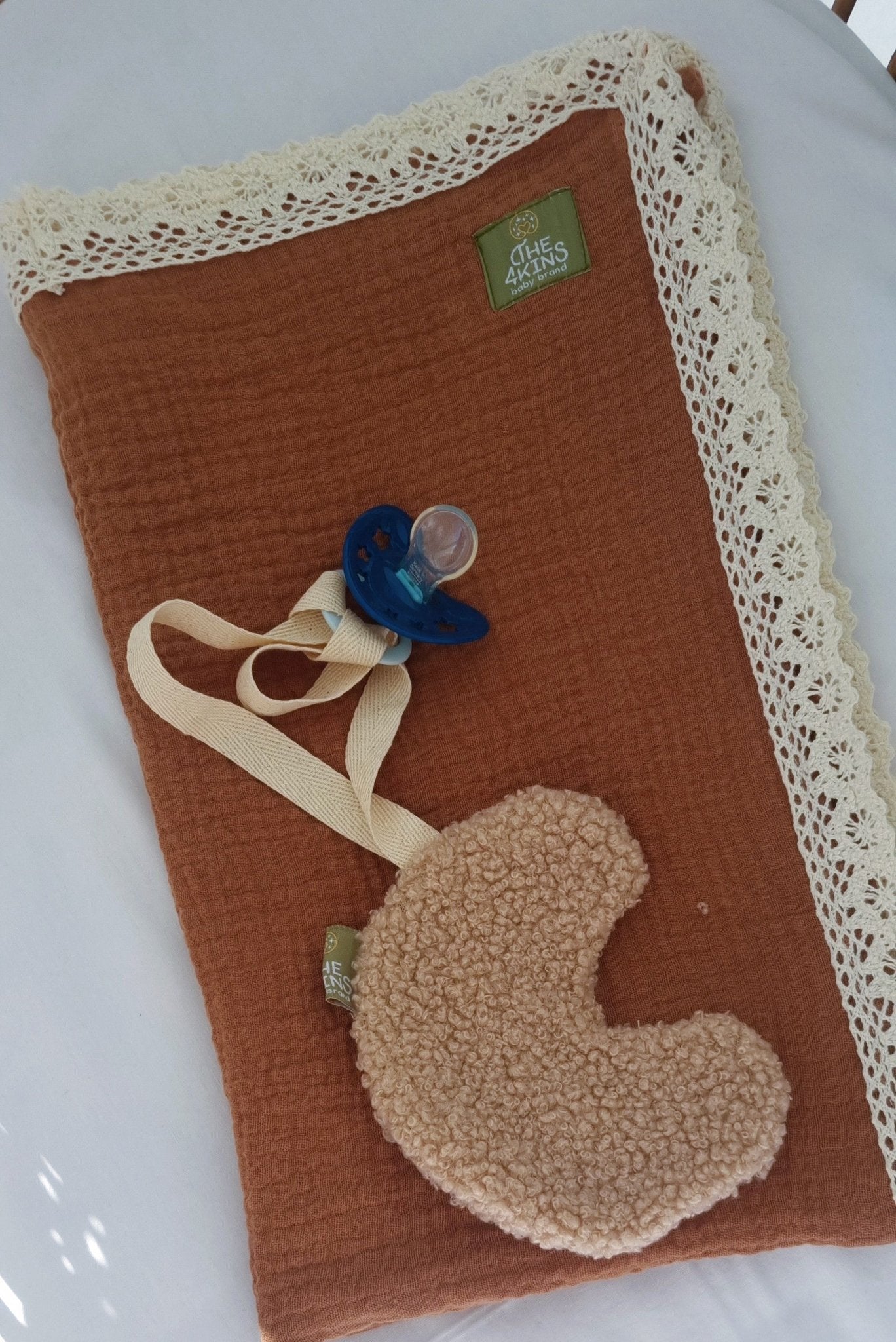 New Moon Teddy Αξεσουάρ Πιπίλας - The4kins baby brand