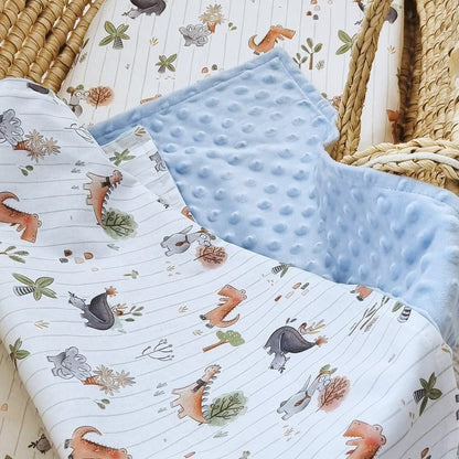 Roar Minky Κουβερτούλα - The4kins baby brand