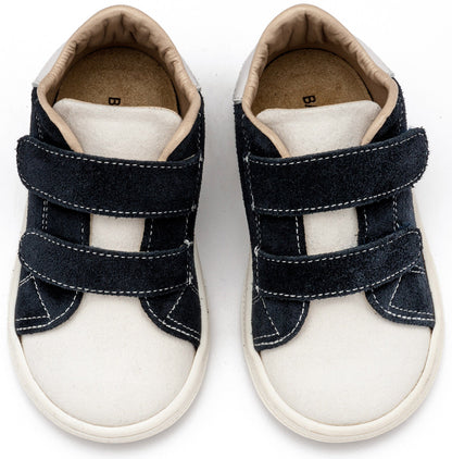 Σνίκερ με Διπλή Μπαρέτα Χρατς Λευκό Μπλε - The4kins baby brand