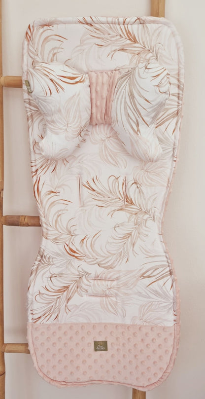 Summer Breeze Κάλυμμα Καροτσιού in pink - The4kins baby brand