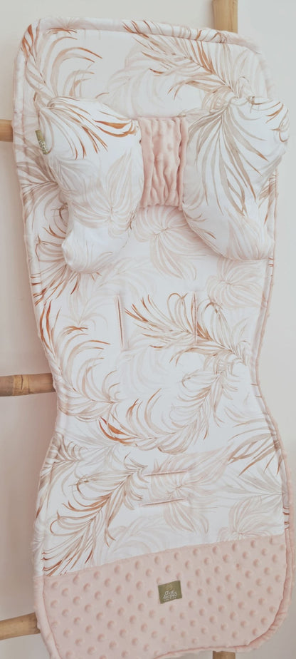 Summer Breeze Κάλυμμα Καροτσιού in pink - The4kins baby brand