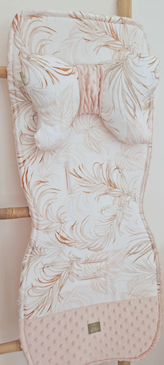 Summer Breeze Κάλυμμα Καροτσιού in pink - The4kins baby brand