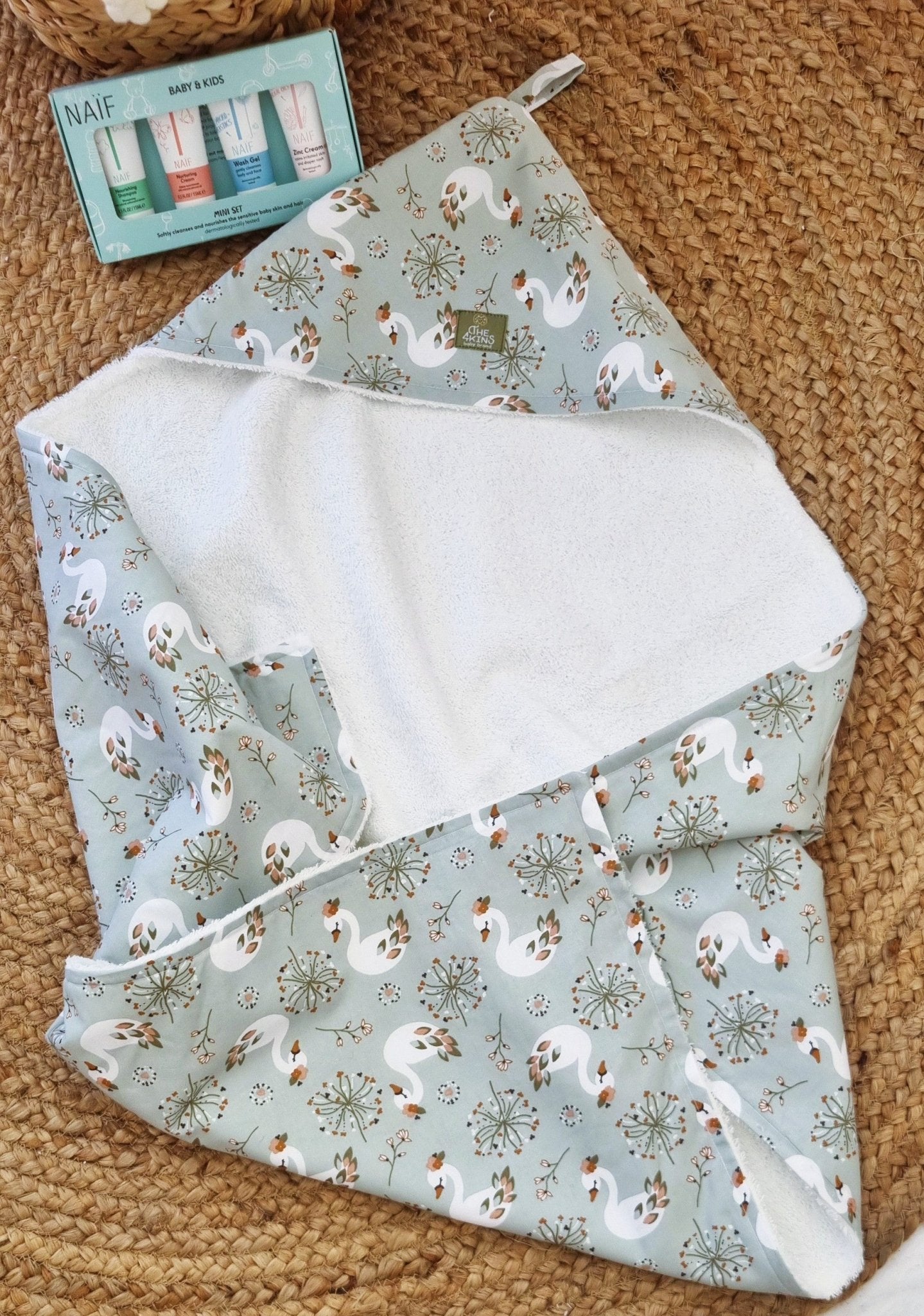 Swan Lake Μπουρνουζάκι Κάπα - The4kins baby brand
