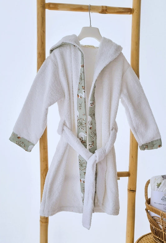 Swan lake Μπουρνούζι - The4kins baby brand