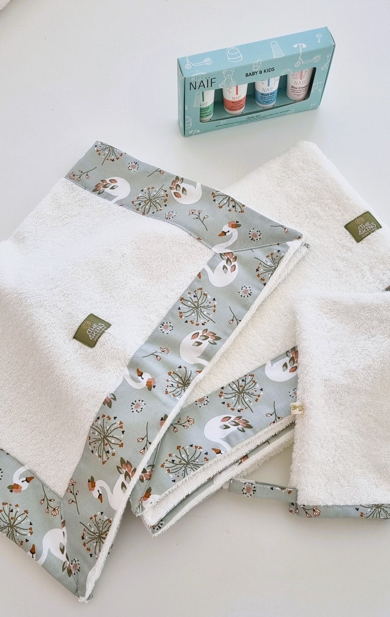 Swan Lake Σετ Πετσέτες - The4kins baby brand