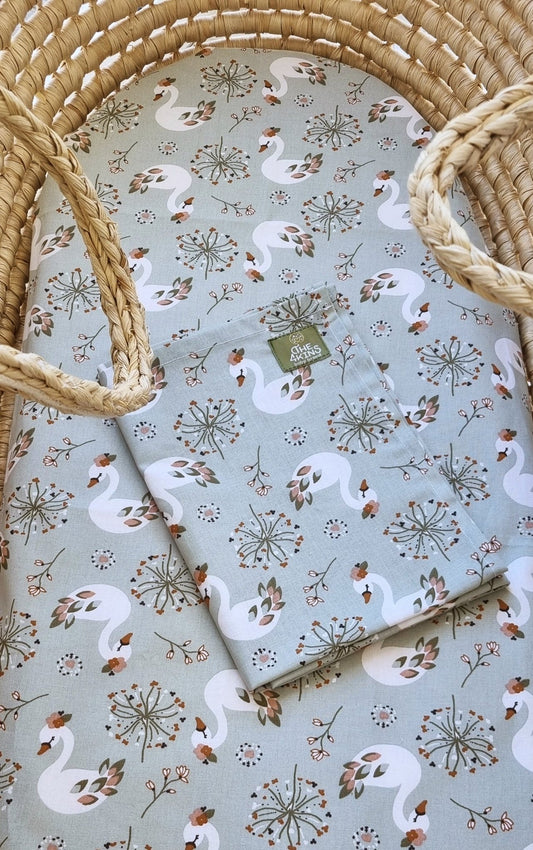 Swan Lake Σετ Σεντονάκια - The4kins baby brand