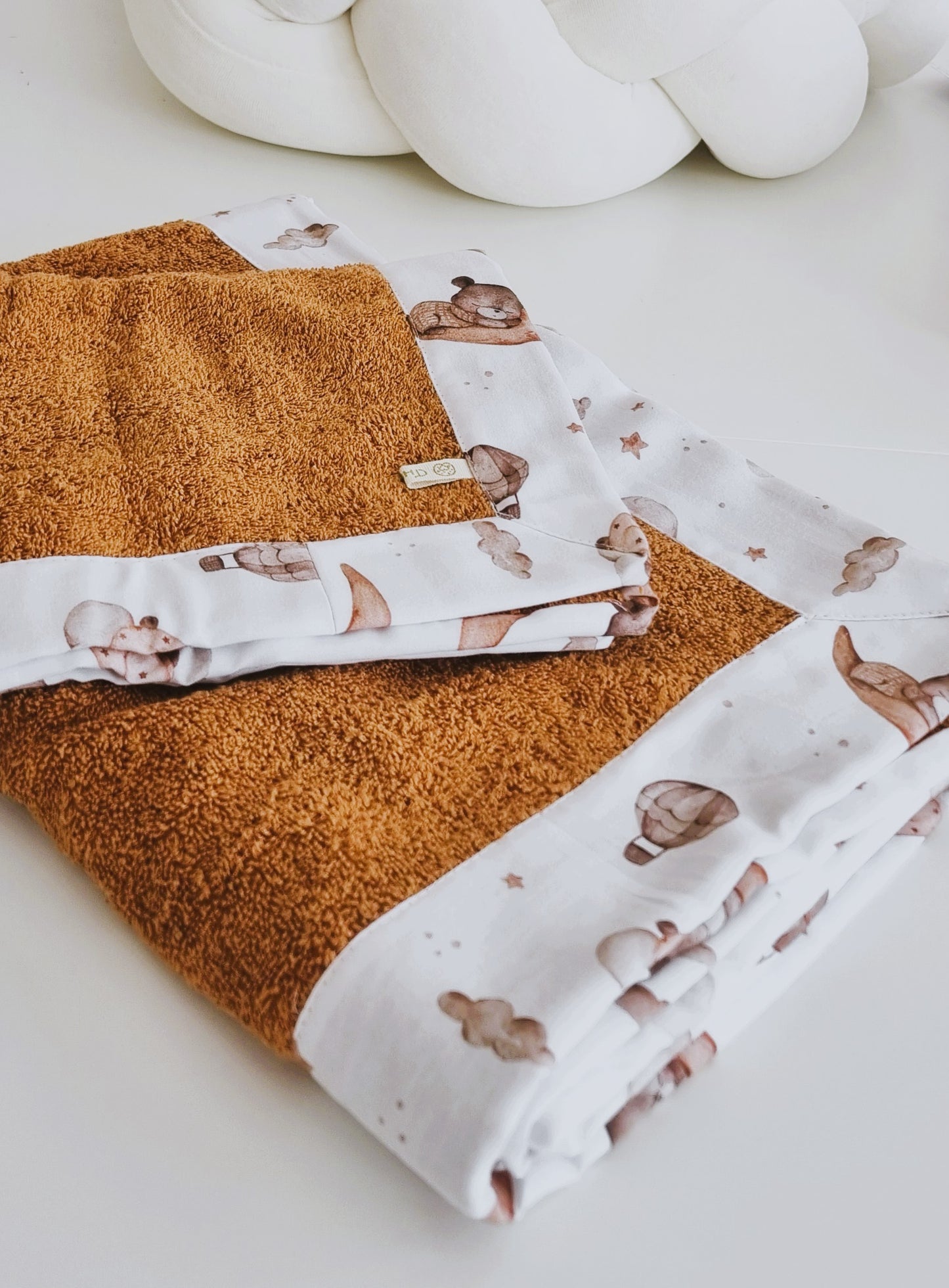 Σετ βρεφικές πετσέτες Dreamland με λουλούδια για κορίτσι