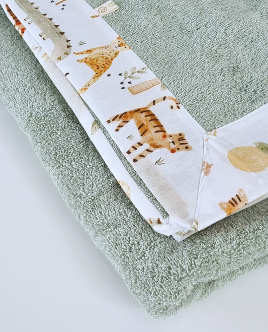 Σετ πετσέτες Savannah μπεζ με θέμα σαφάρι